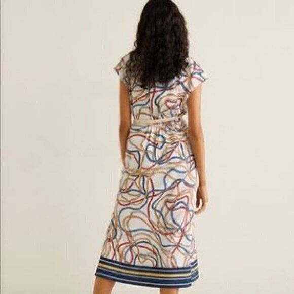 MNG tri-colour rope dress - Picture 3 of 10